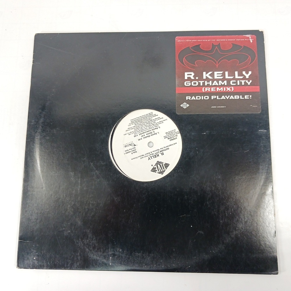 R. Kelly Gotham City Remix 12" Vinyl Promo Batman & Robin Soundtrack 1997